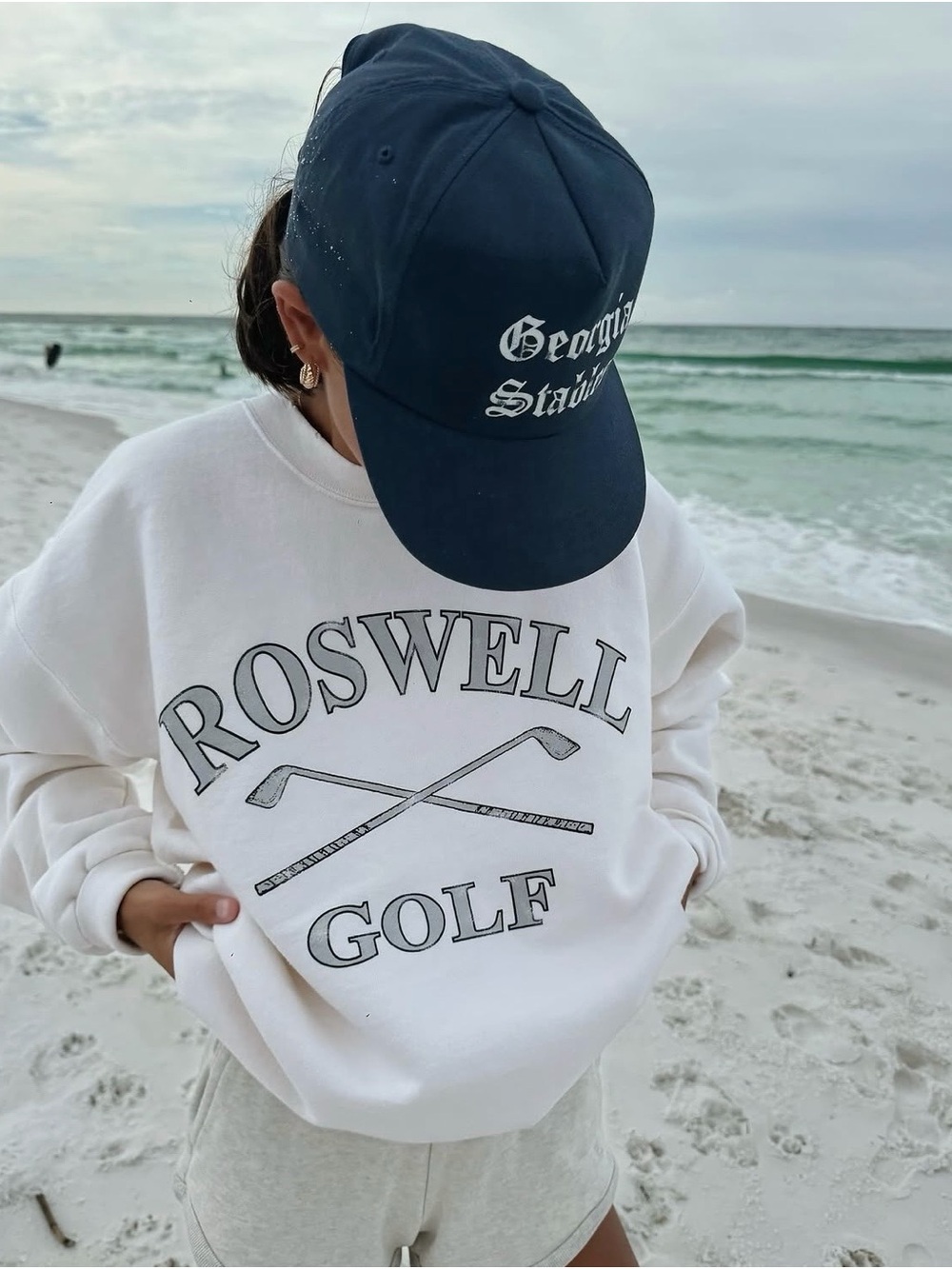 Firstport Lunden & Olivia Roswell Golf Crewneck Sweater